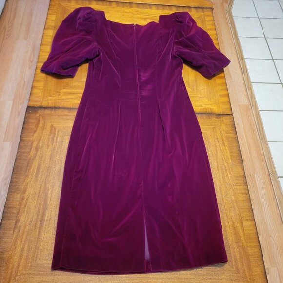 Cachet by Bart Protas Red Velvet Formal Dress - Picture 6 of 10